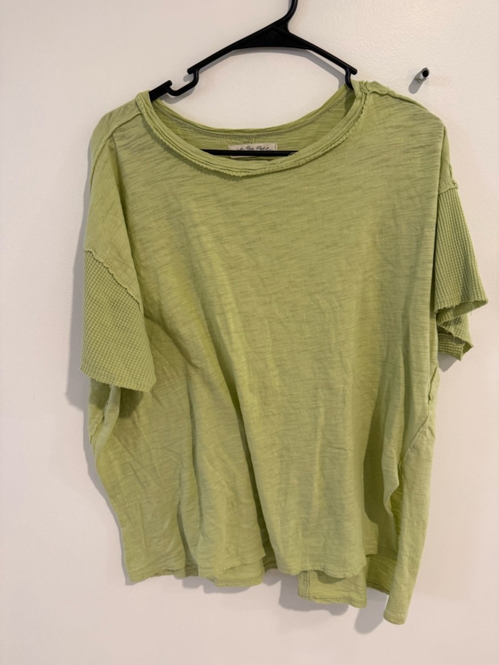 We The Free Light Lime Short Sleeve Tee
